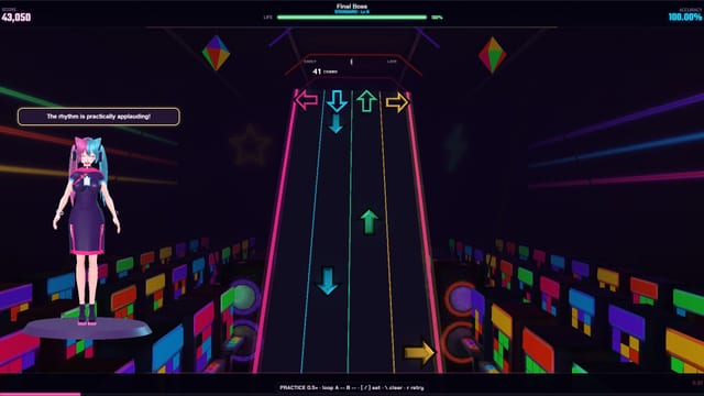 Practice Mode controls