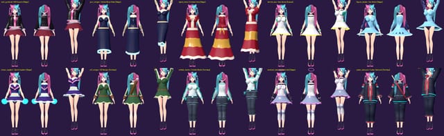 Outfit development - batch 2, sheet 01