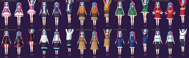 Outfit development - batch 2, sheet 02