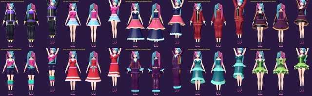 Outfit development - batch 2, sheet 03