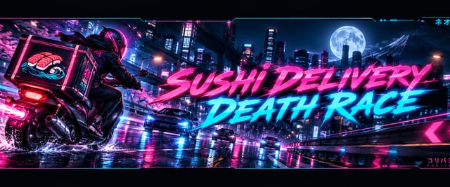 Sushi Delivery Death Race - song banner
